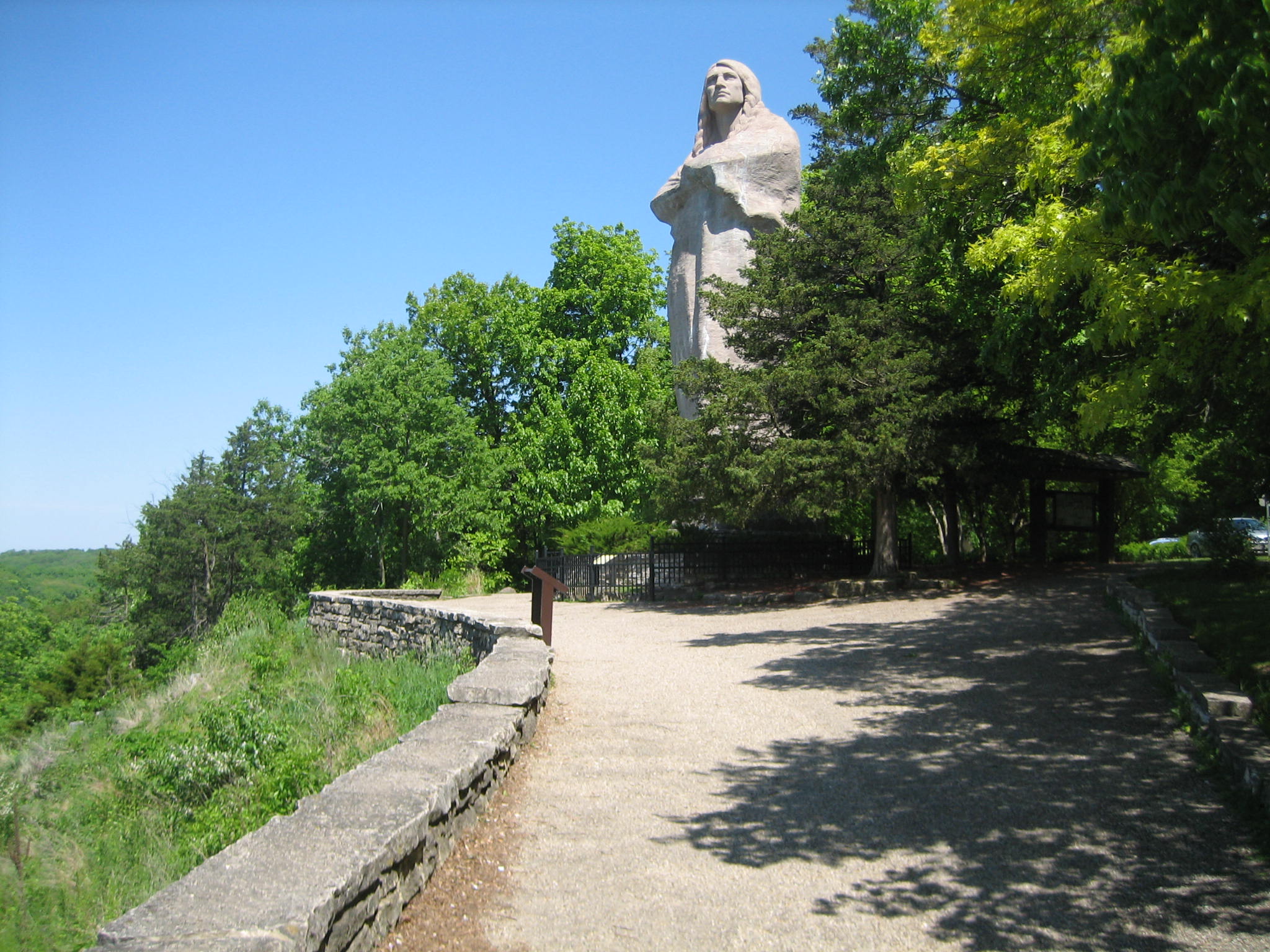Lorado Taft's sculpture The Eternal Indian.