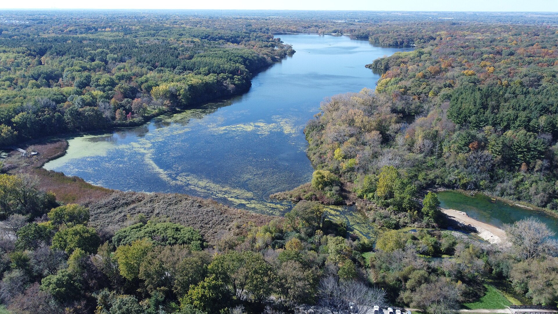 Pierce Lake at Rock Cut State Park