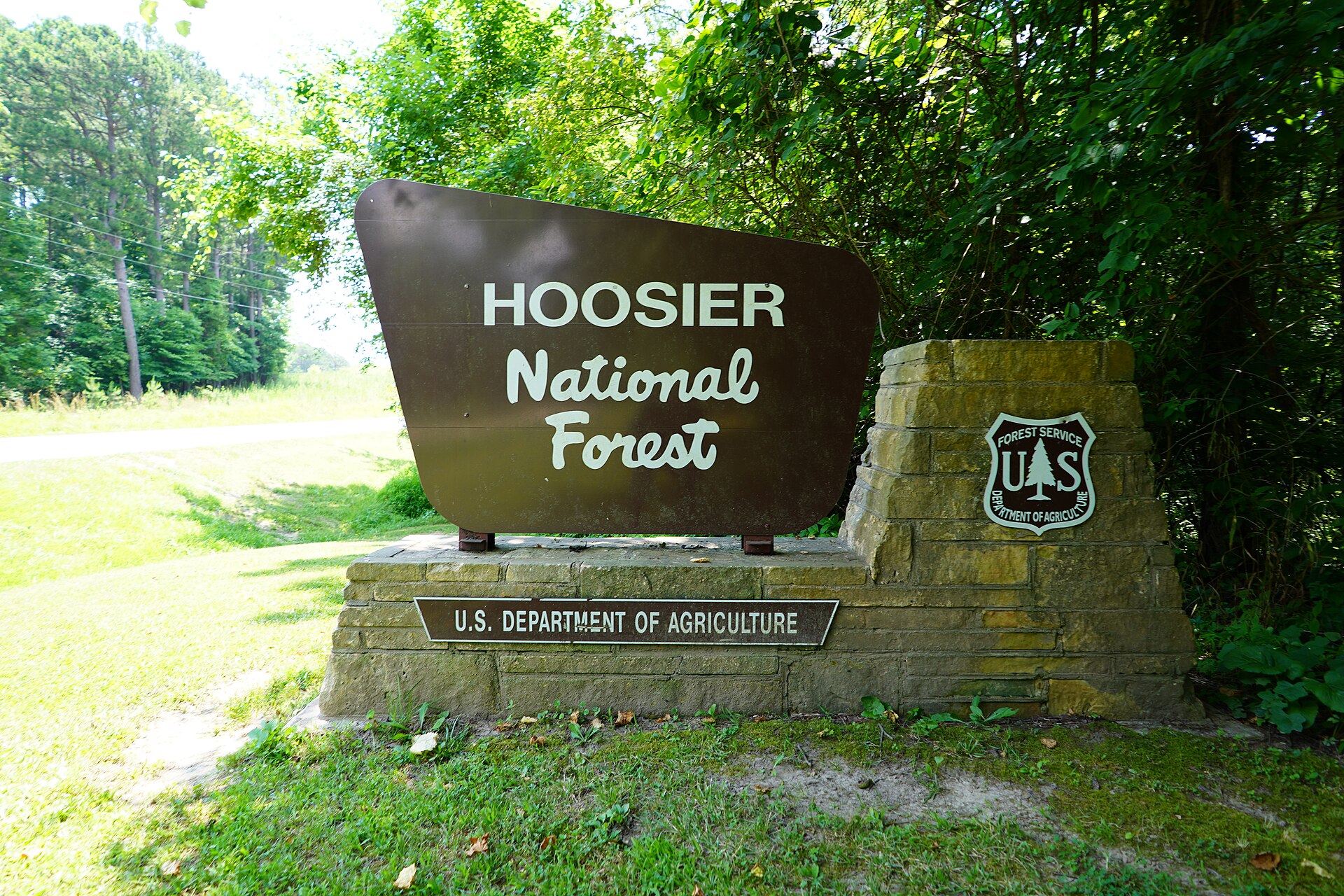Hoosier National Forest Sign
