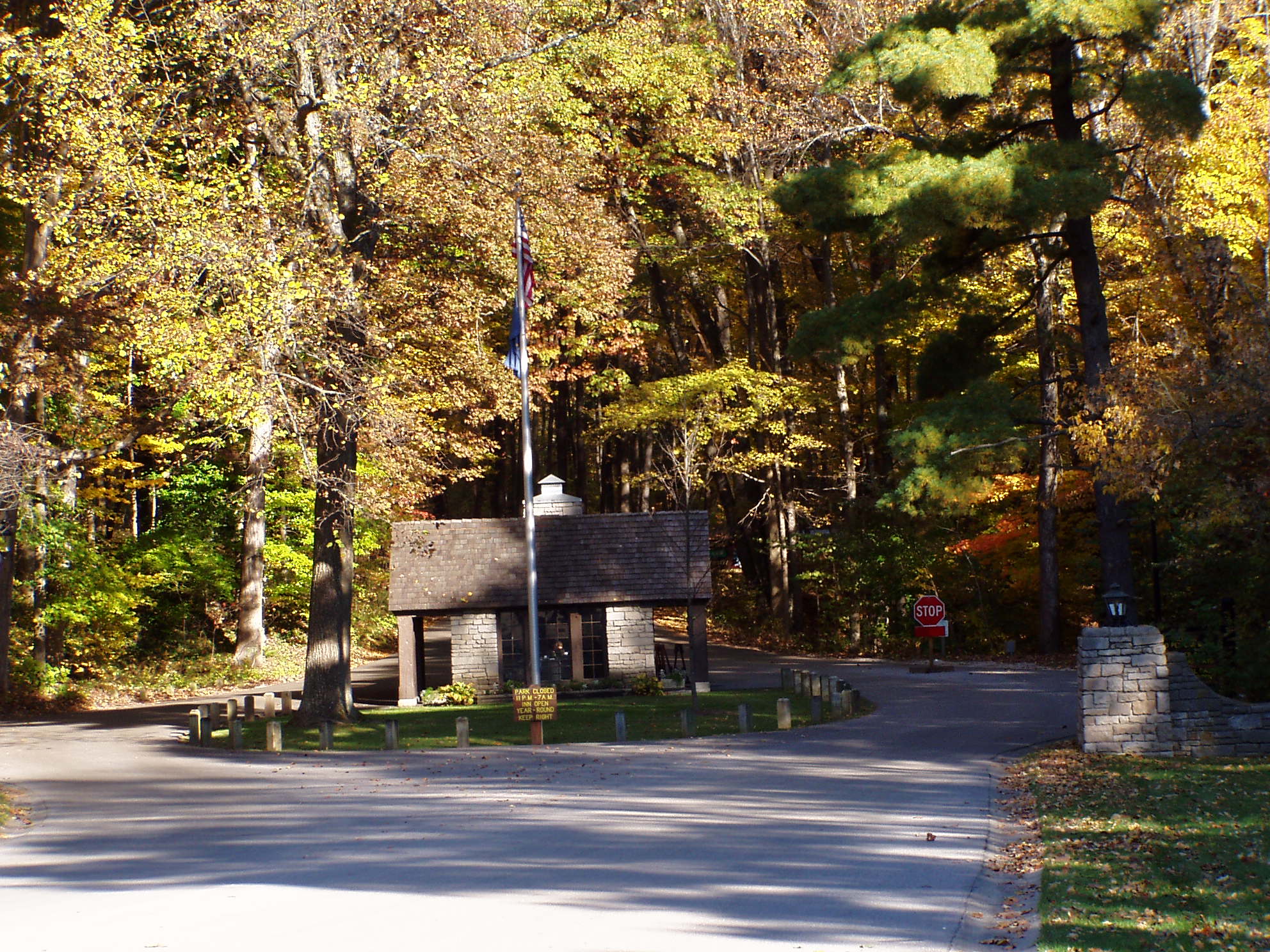 McCormick's Creek State Park entrance