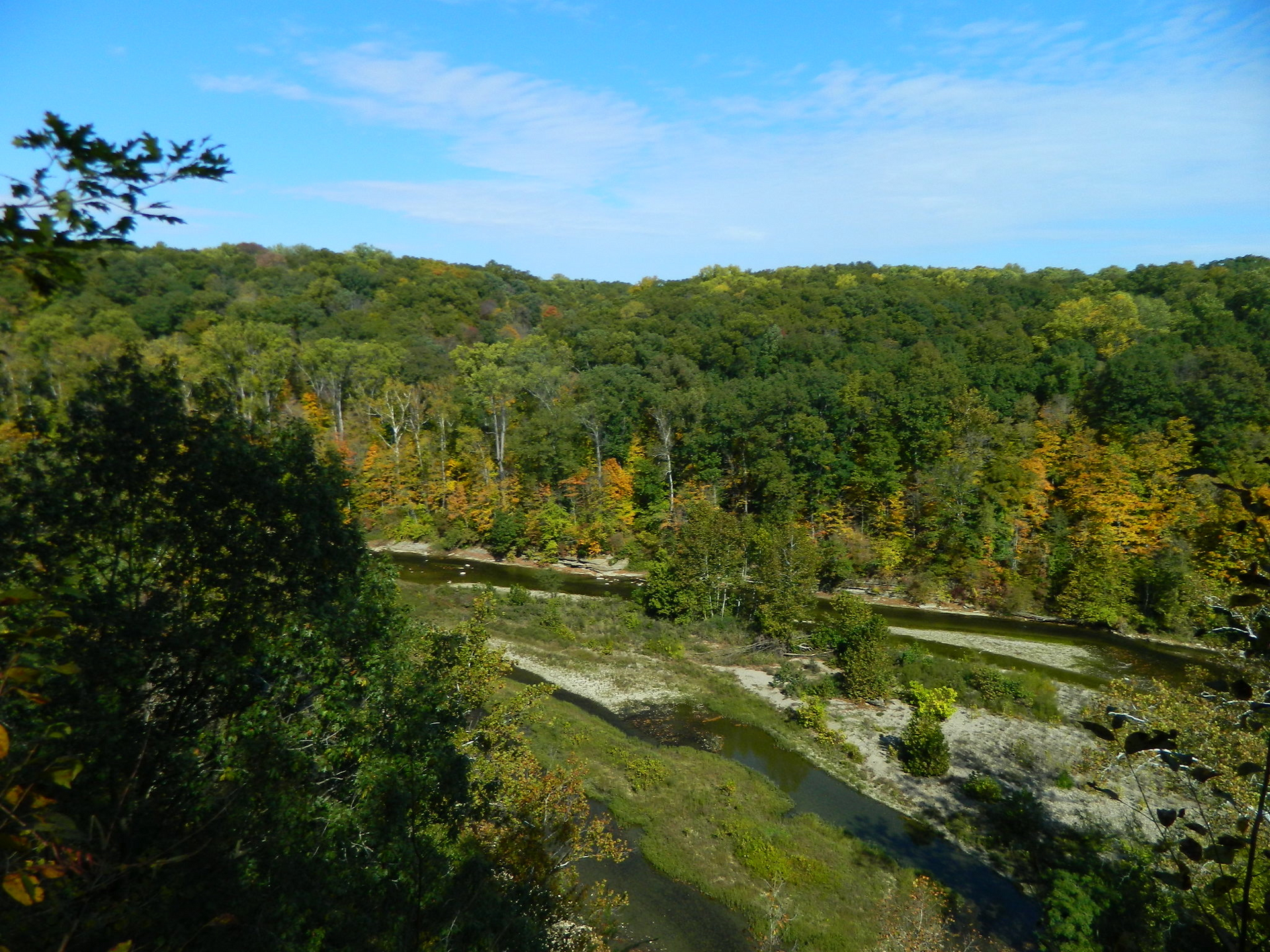 Canoe Island in Sugar Creek