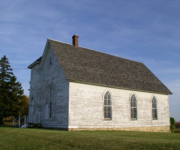 Rice Lake Church, built in 1857