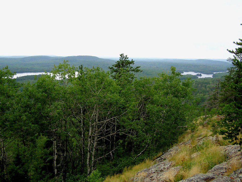 View from near the top of Eagle Mountain
